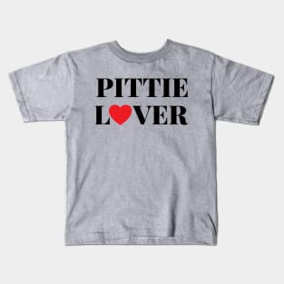 Pittie Lover Kids T-Shirt